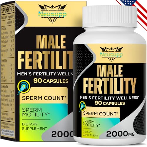 90 Capsules Male Prenatal Fertility Supplements with Maca Root, Zinc, Folate, B6, B12 M955759