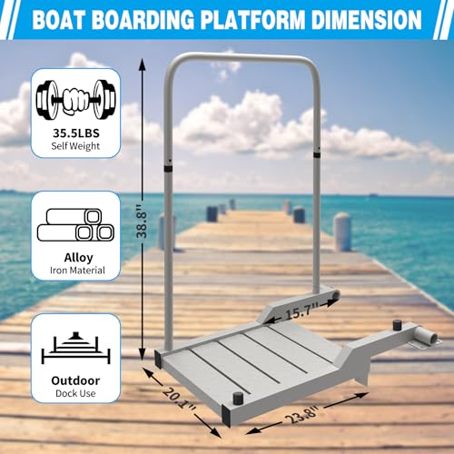 Boat Boarding Platform and Dock Extension D890073
