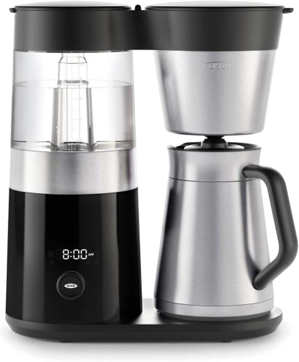 9 Cup Programmable Coffee Maker Bundle Conical Burr Coffee Grinder Stainless Steel/Black U2280