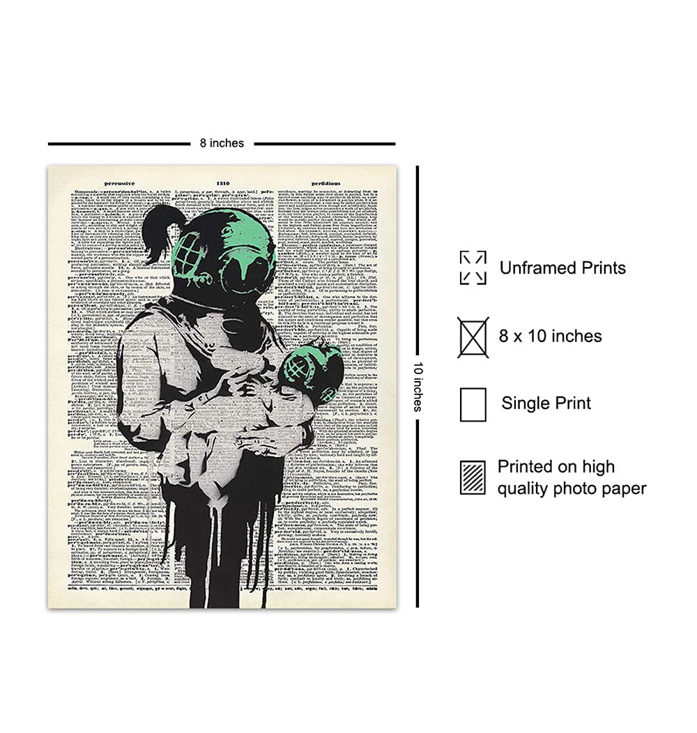 Banksy Poster 8x10 Graffiti Wall Decor Street Art N992