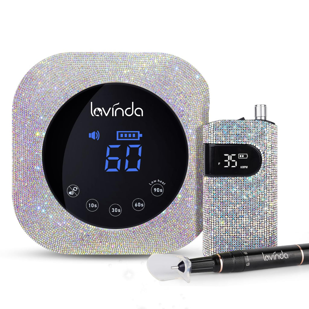 UV LED Nail Lamp and Rechargeable Nail Drill Machine P554