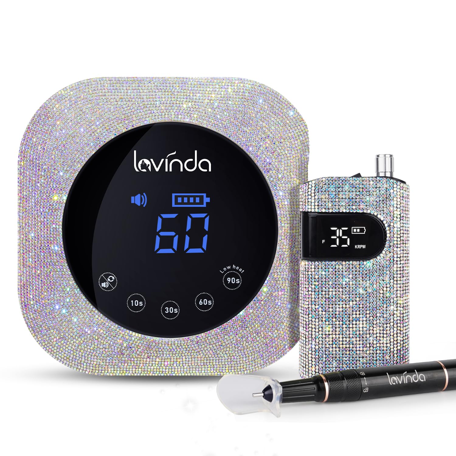 UV LED Nail Lamp and Rechargeable Nail Drill Machine P554