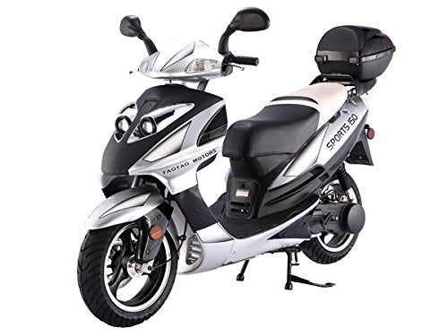 150cc Gas Powered Scooter with CVT (Black) C9606
