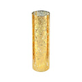 2 PCS Mercury Gold Glass Hurricane Candleholder S94783