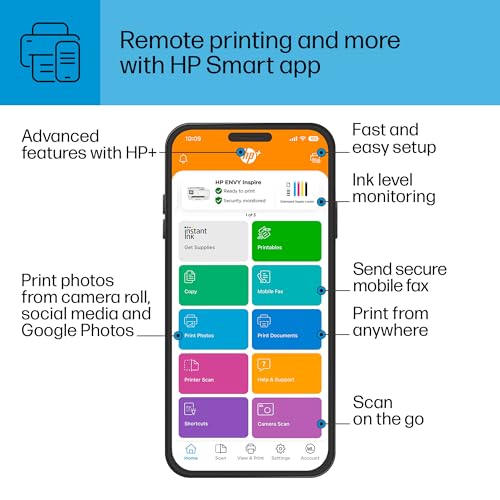 White Wireless Color Inkjet Printer A47966