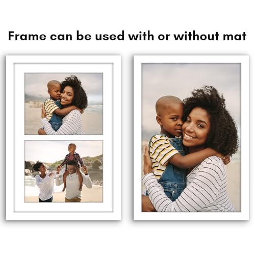 12x18 Collage Picture Frame with Shatter-Resistant Glass – Black C379