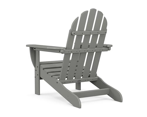 Polyethylene Outdoor Adirondack Chair and Outdoor Side Table L67116