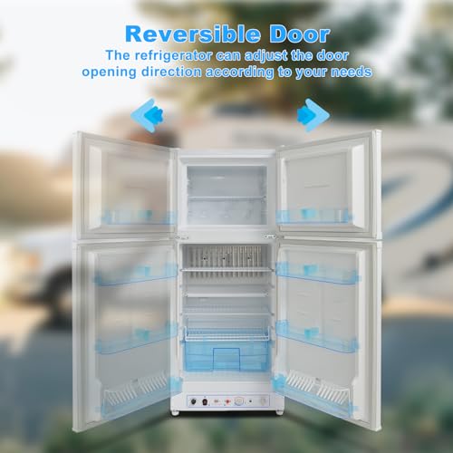 White 6.1 Cu.Ft. Propane Refrigerator with Freezer X366368
