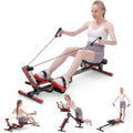 4 in 1 Foldable Rowing Machine with LCD Monitor D8707