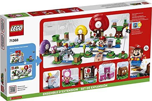 LEGO Super Mario Toad's Treasure Hunt Expansion Set 71368 Building Kit (464 Pieces) E55746