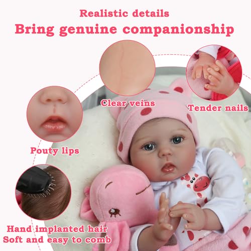 22 inches Realistic Soft Vinyl Baby Dolls Q893847