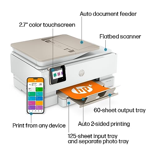 White Wireless Color Inkjet Printer A47966
