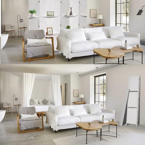 Natural 6 Panel Room Divider F8386