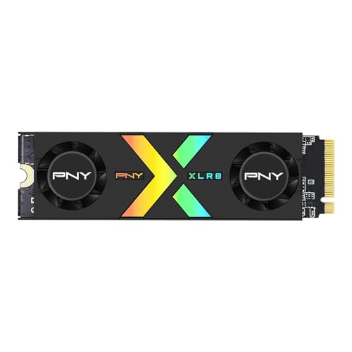 1TB PCIe Gen5 x4 NVMe M.2 SSD with Dual Fan Black Heatsink K3899