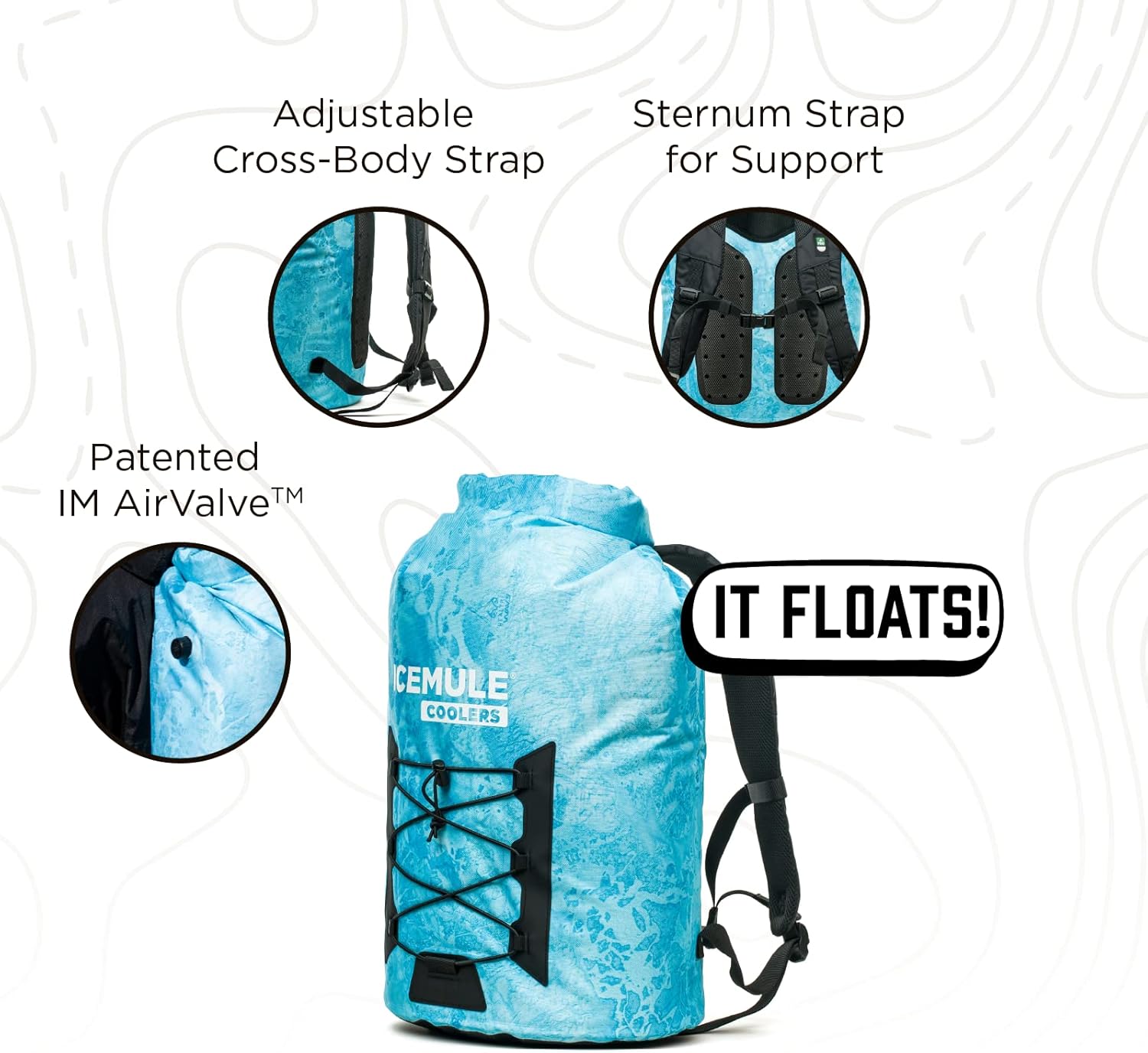 Collapsible Backpack Cooler, 23 Liter, Waterproof J21496