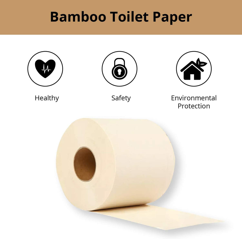 40 Mega Rolls Bamboo Toilet Paper, 10000 Sheet Count W514955