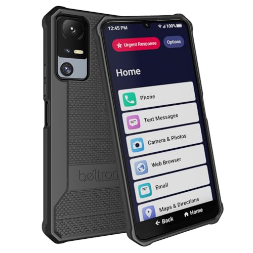 Slim Industrial Strength Protective Grip Case for TCL 40XL (Red) R66609