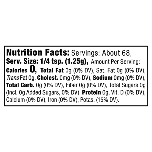 Sodium-Free Salt Substitute, 3oz Shaker Bottle B327170