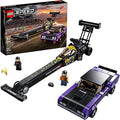 LEGO Speed Champions Dodge//SRT Top Fuel Dragster and 1970 Dodge Challenger T/A Building Toy (627 Pieces) I559
