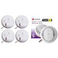 Hardwired Smoke and Carbon Monoxide Detector with AA Battery Backup C9126