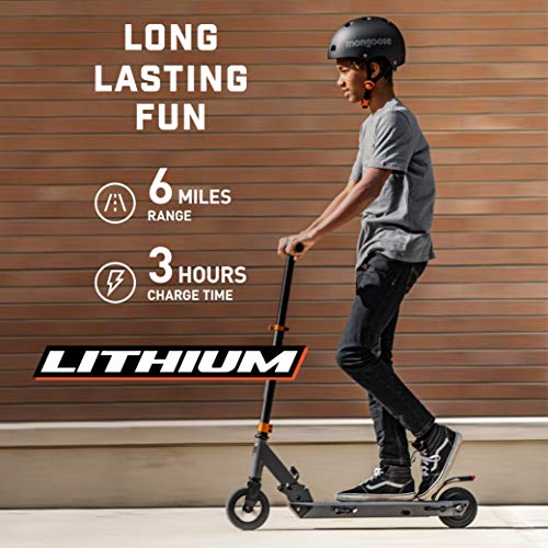 Electric Kids Scooter with Aluminum Handlebars and Frame, Rear Foot Brake V9548