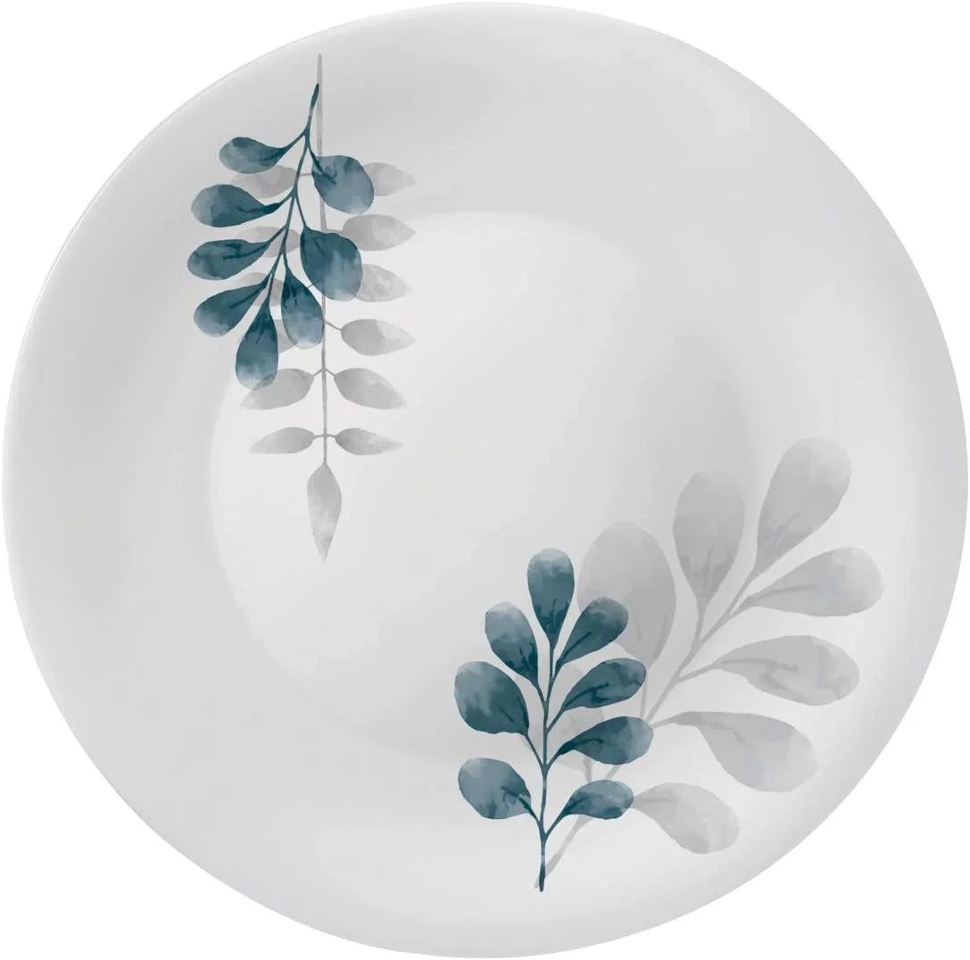 Set Of 6 10.75" Tempered Opal Glass Dinner Plates J591510