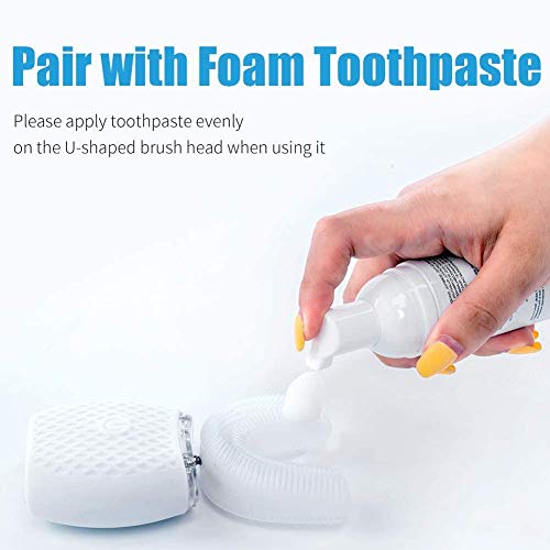 Ultrasonic U-Shaped 360° Electric Toothbrush (White) I6594