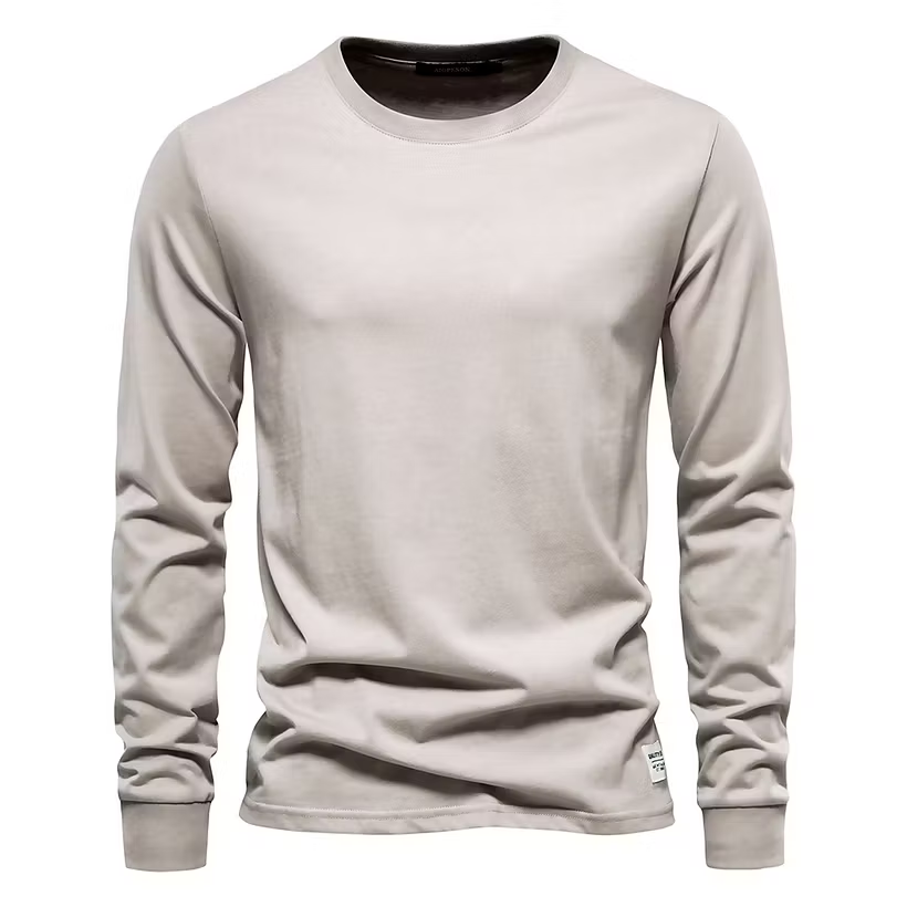 Essential Cotton Long-Sleeve T-Shirt