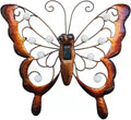 Solar Metal Butterfly Garden Wall Art with Solar Light P908