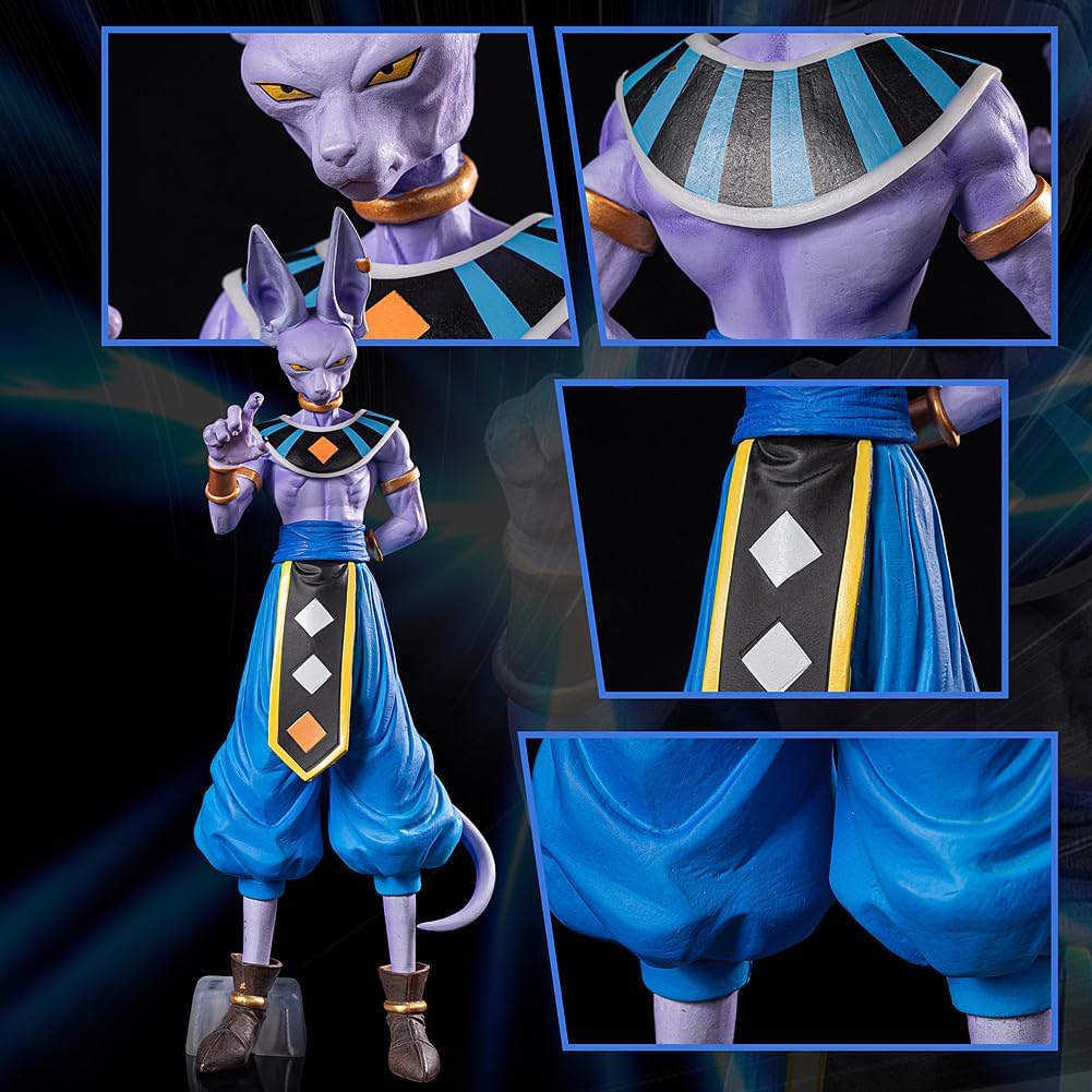 10.5 Inch PVC Beerus Figure Statue Y82400