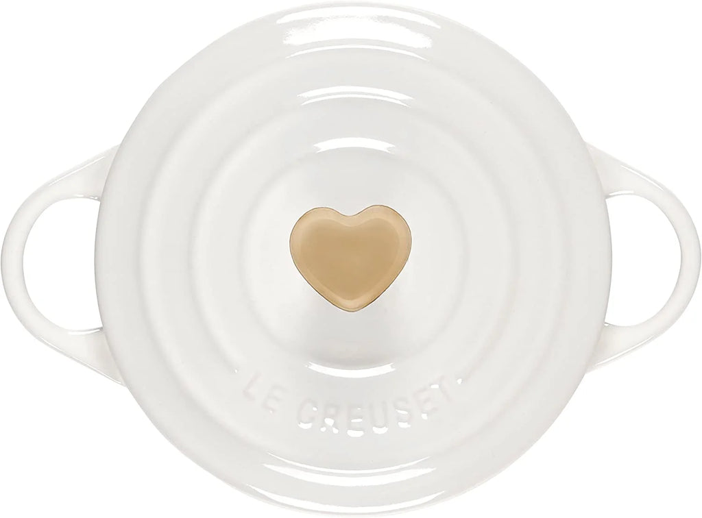 White 8 Ounce Stoneware Mini Round Cocotte A128634