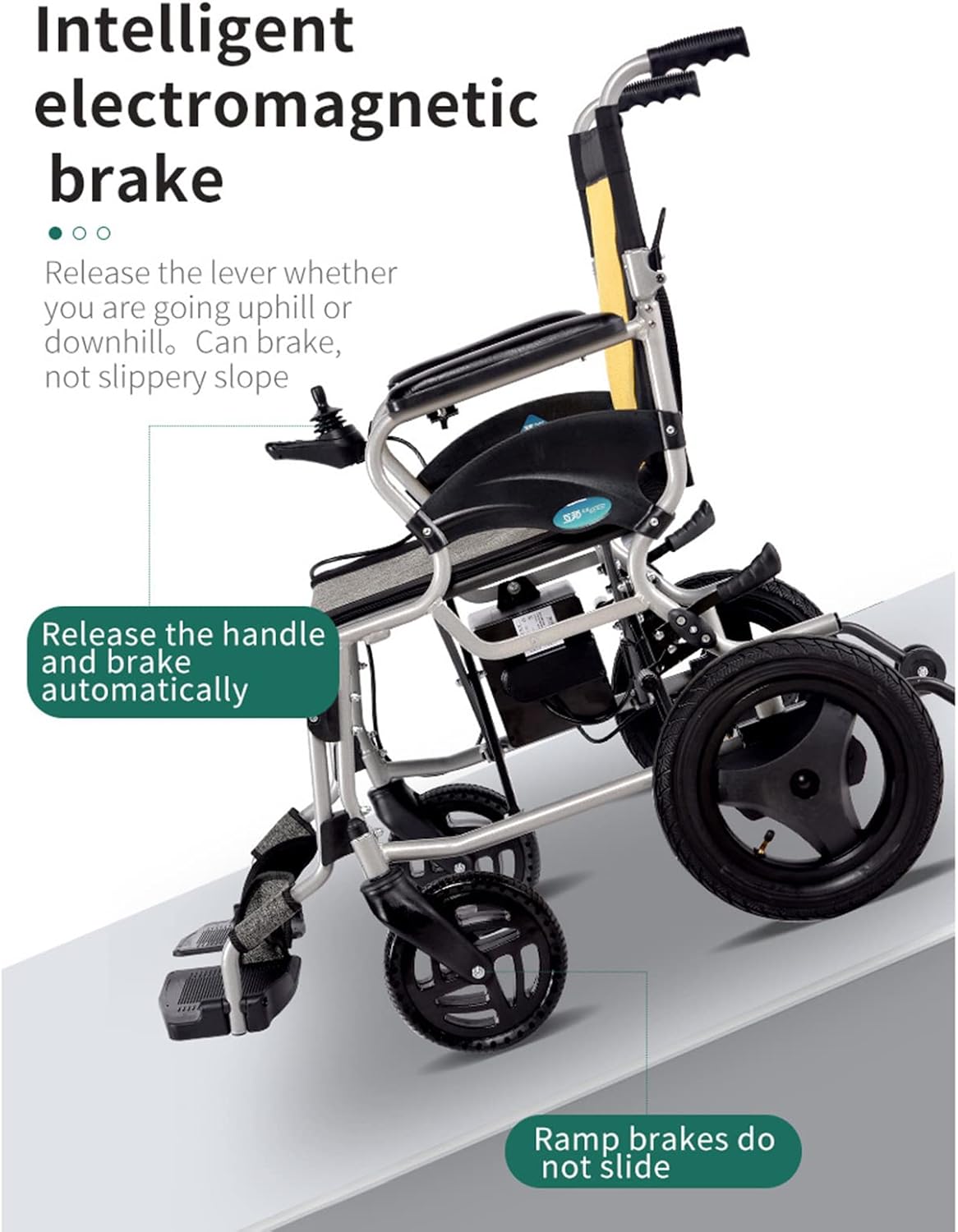 Lightweight Folding Electric Wheelchair W45486