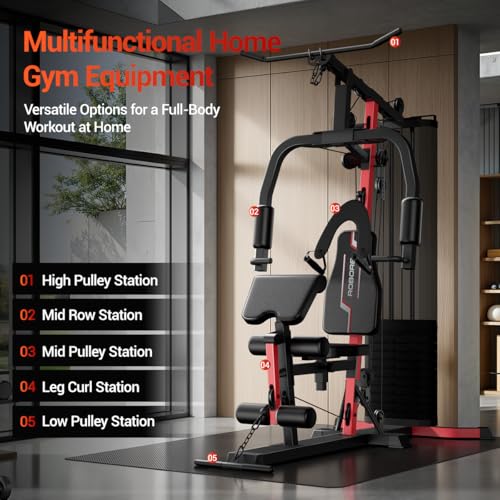 160LB Weight Stack Multifunctional Workout Station Z835