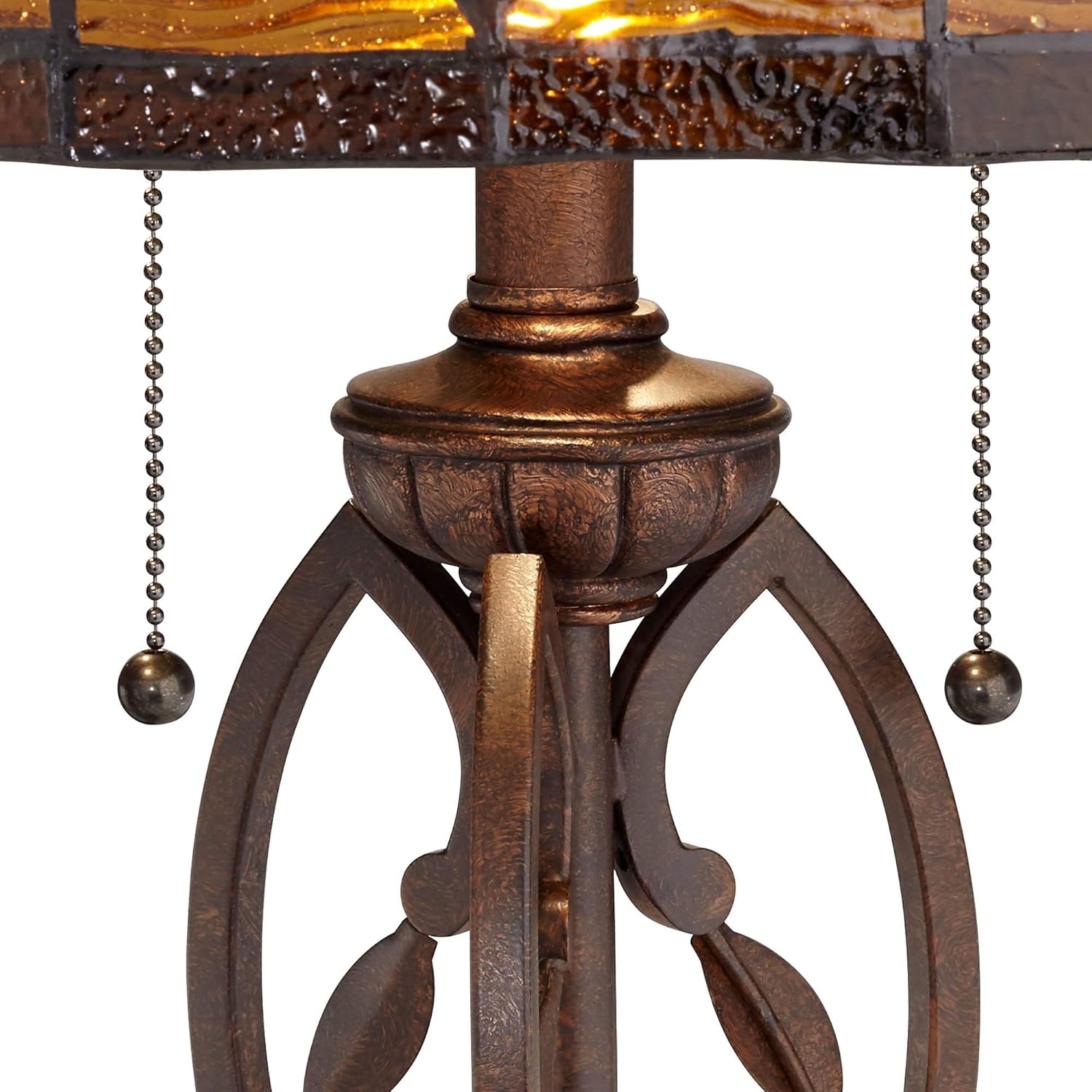 Bronze Stained Glass Table Lamp M545