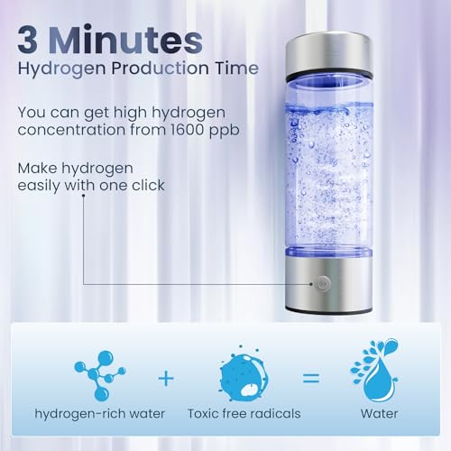 Silver Hydrogen Water Bottle W29226