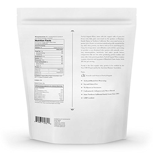 Organic Unflavored Whey Protein - 2lbs R6185