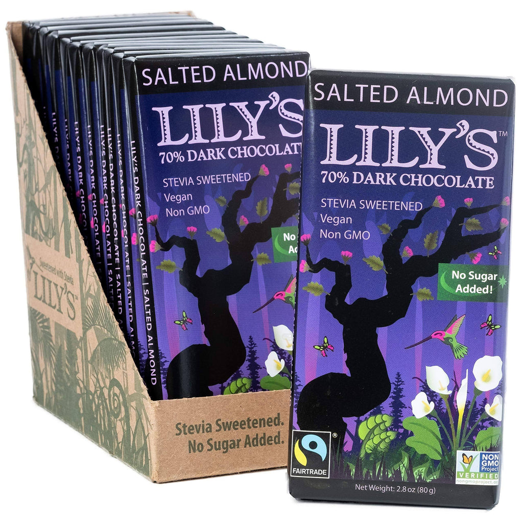 Salted Almond Dark Chocolate Bar G4470