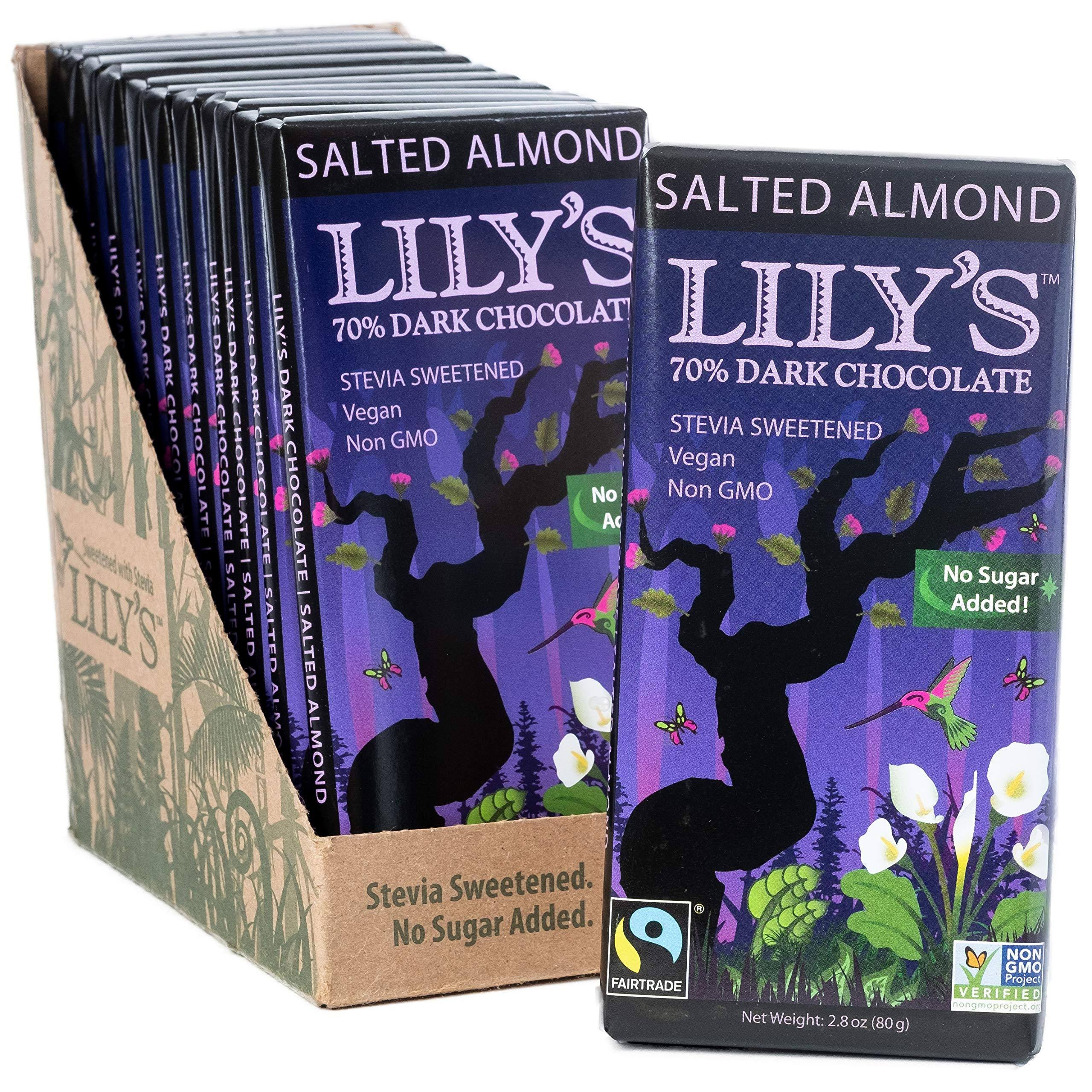 Salted Almond Dark Chocolate Bar G4470