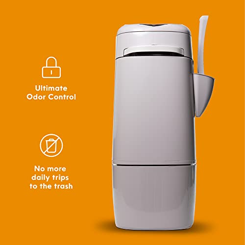 Cat Litter Waste Disposal System with 1 Jumbo Refill Bag I857101