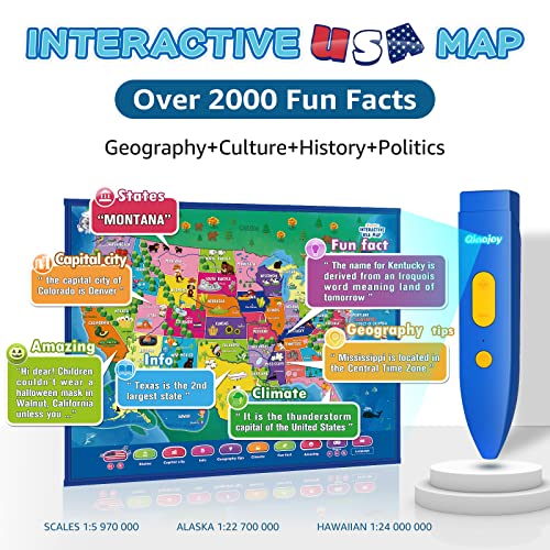 Talking Electronic Interactive World Map for Kids S18313