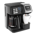 Black 2-Way Coffee Maker, Single Serve & 12c Pot Y9480