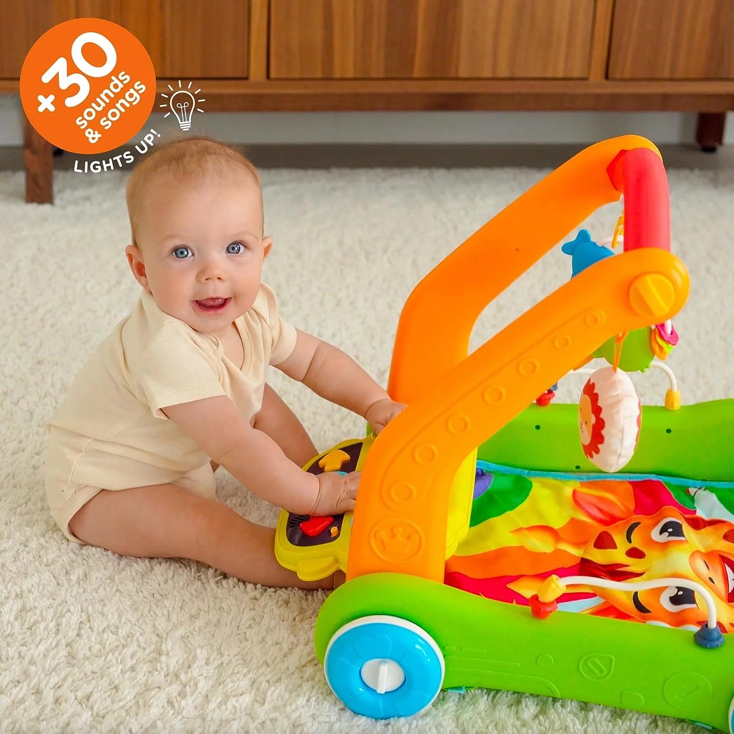 4-in-1 Baby Play Mat & Activity Center Gym W829