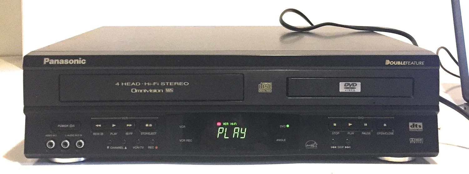 Black DVD-VCR Combo S5851