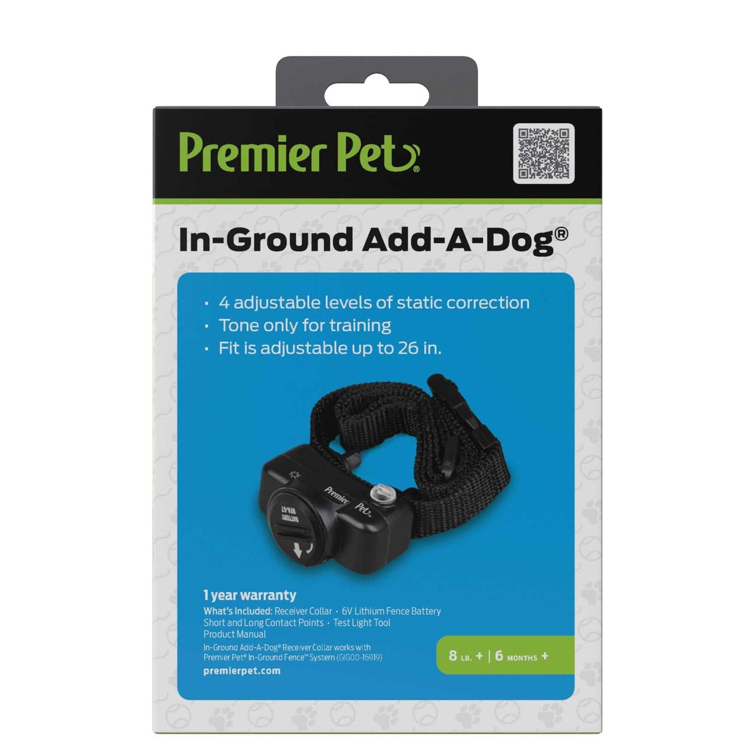 In-Ground Add-A-Dog Adds Unlimited Dogs to In-Ground Fence, Additional or Replacement Collar W65164