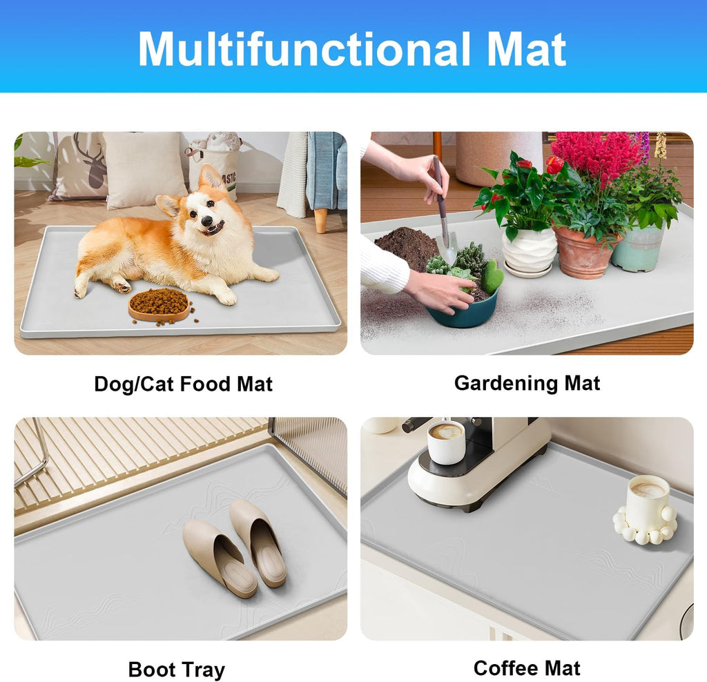 Light Grey Silicone Under Sink Mat A253