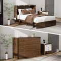 Queen Murphy Bed with Charging Station and Storage Drawer A141