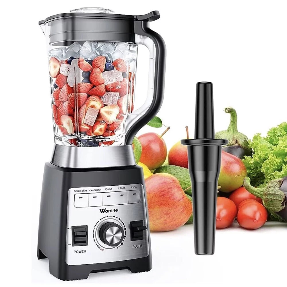 70oz Glass Countertop Blender with Stainless Steel Blades T509503