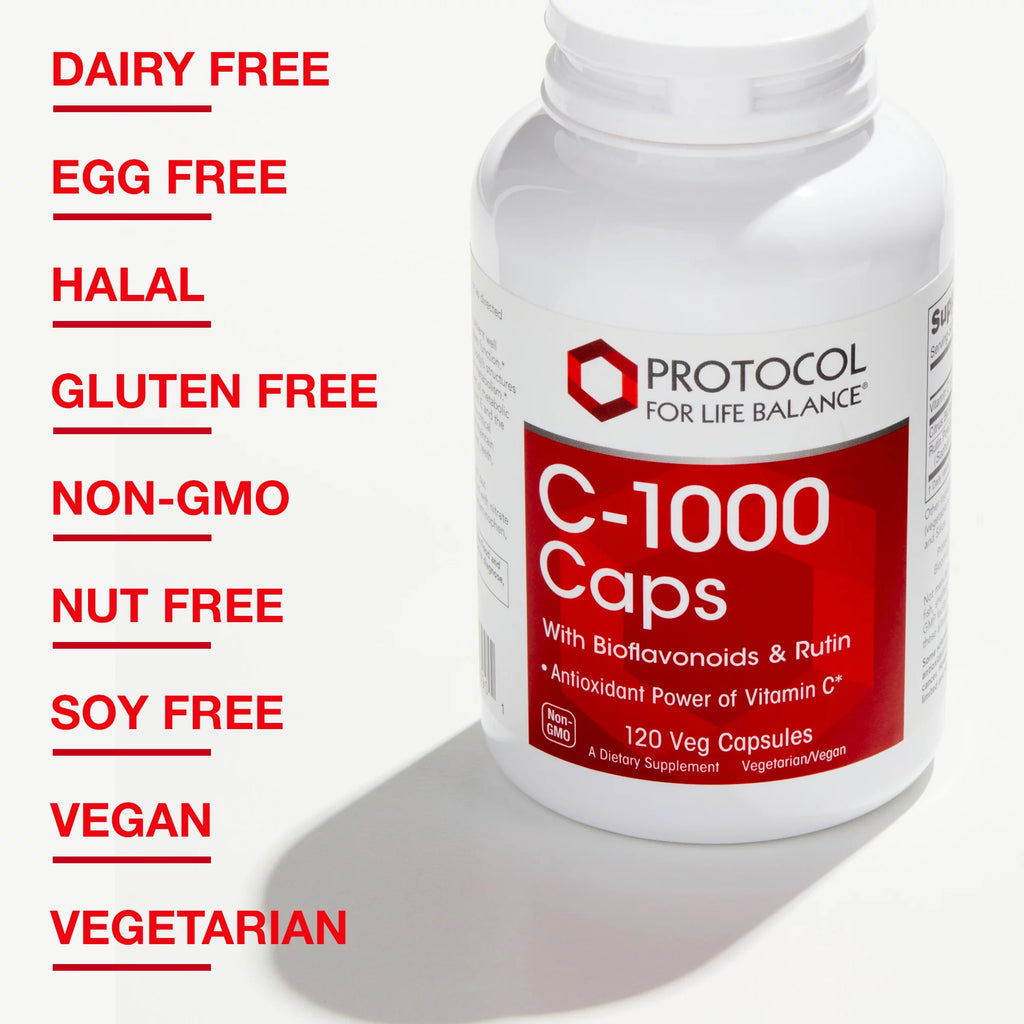 Vitamin C 1,000 mg - 120 Veg Caps G92582