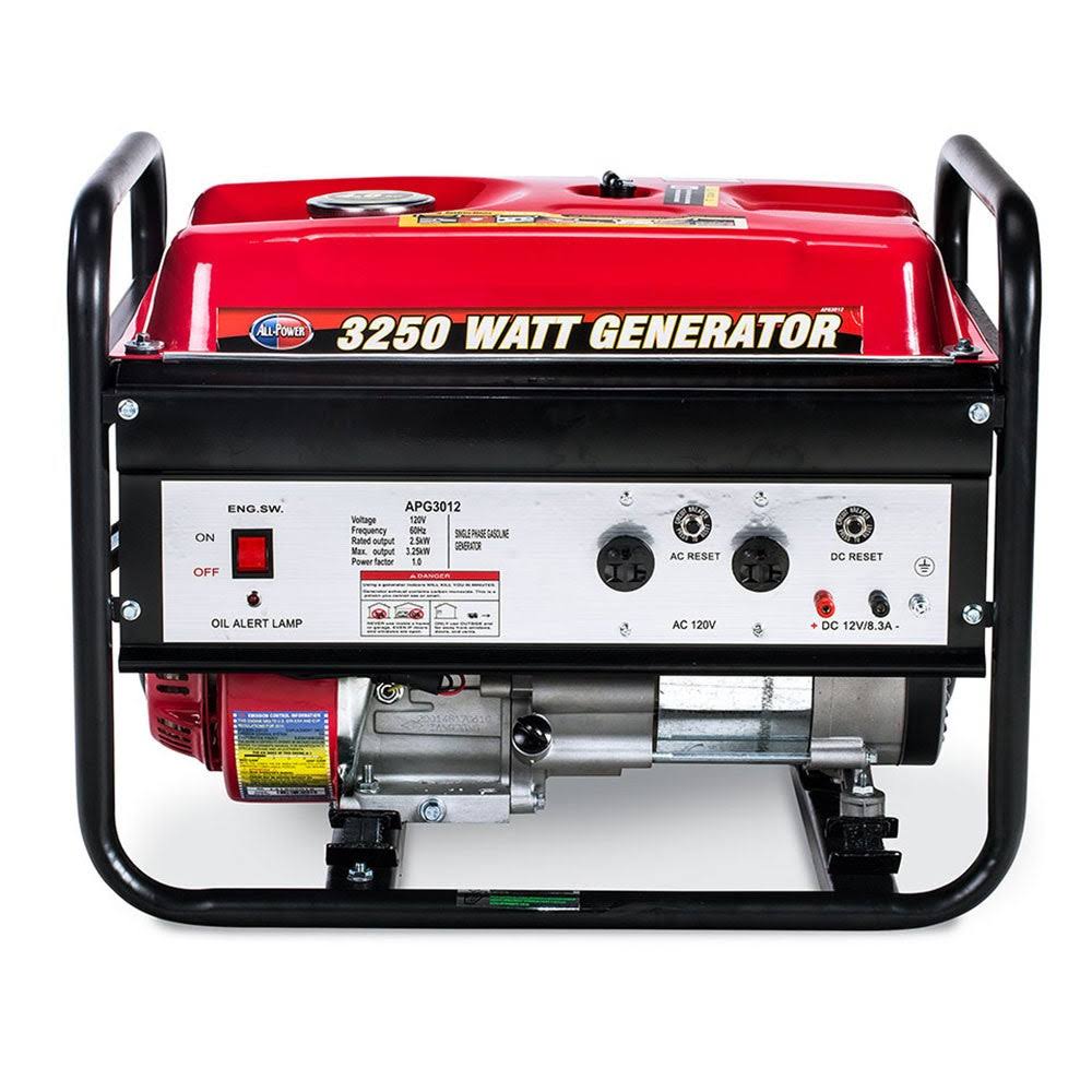 Portable Generator, 6.5 HP, 3250 Wt U613212