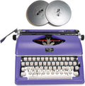 Purple Manual Typewriter Bundle with Extra Ribbons (2 Items) T969